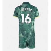 Camiseta Tottenham Hotspur Timo Werner #16 Tercera Equipación Replica 2024-25 para niños mangas cortas (+ Pantalones cortos)